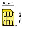 SIM Karten stanzen und tauschen in Nano SIM